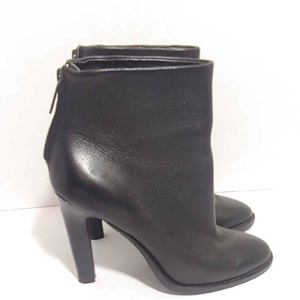 Joie Blayze black leather heeled ankle boots